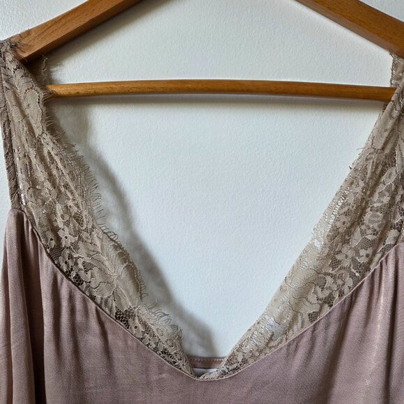 NWT SOCIALITE NUTE LACED V NECK BODYSUIT TANK SZ XL - Picture 4 of 14